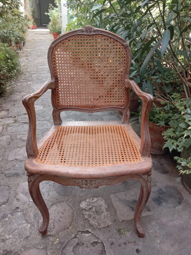 Cannage traditionnel atelier paris 13 canneur fauteuil chaise ébéniste